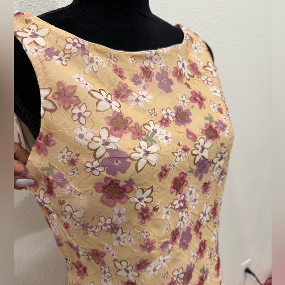 Vintage F.L.P Faith Love Passion Floral Midi Dress Cottagecore size 12 - Picture 5 of 8